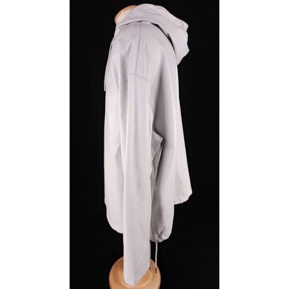 Givenchy Lambskin Leather Hoodie in Gray Size 50 US 40 M New $3985 - Picture 8 of 15